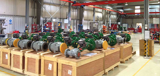 Saudi Fal Yanbu manufacturing and valve repair facility